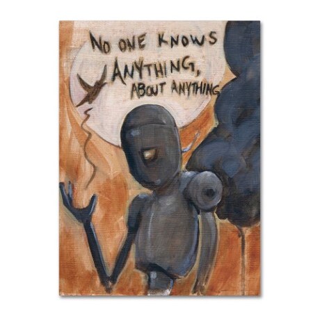 Trademark Fine Art Craig Snodgrass 'No One Knows' Canvas Art, 14x19 ALI2734-C1419GG